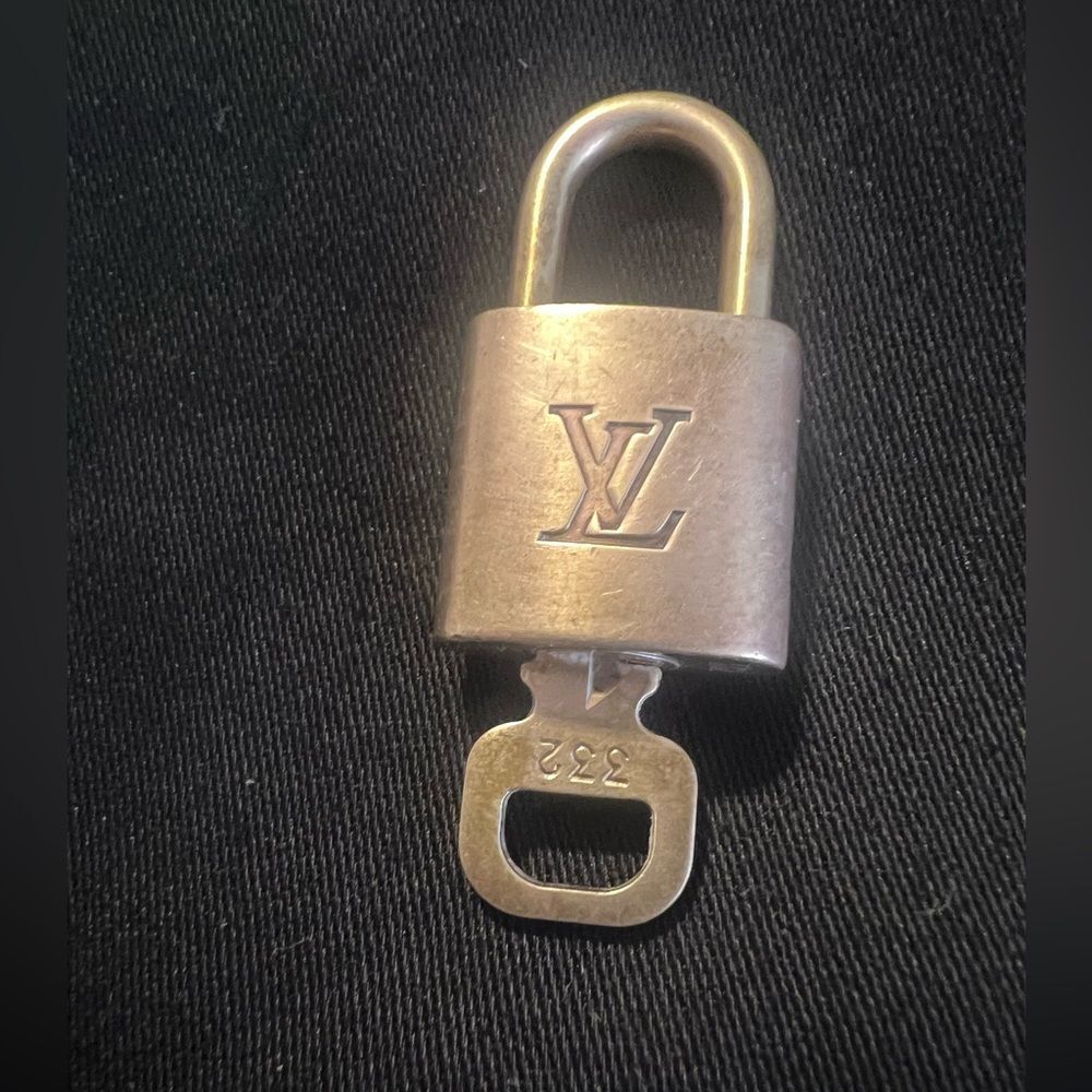 Louis Vuitton Gold-Tone Padlock Key Holder